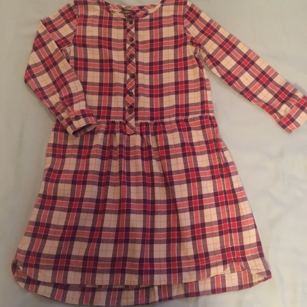 Tea Collection Flannel Plaid Dress
